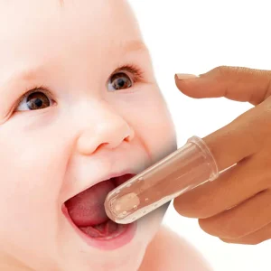Cepillo Dedal de silicona Para Bebes