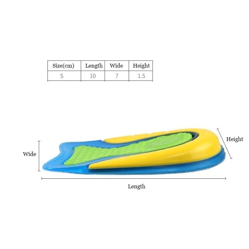 Talonera Gel De Silicona Para Fascitis Espolón Calcáneo