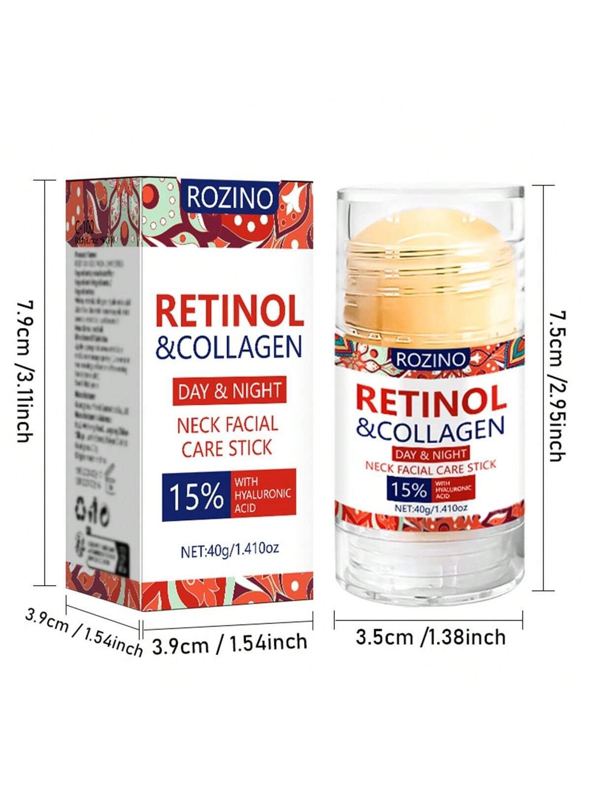 Barra de Colágeno y Retinol para Cuidado Facial y Cuello