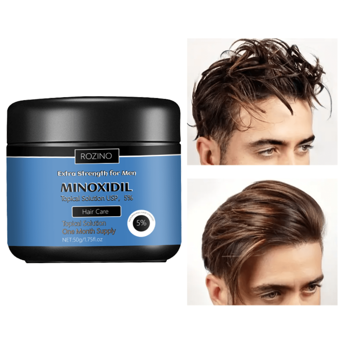 Minoxidil 50g hombre, tratamiento anticaída capilar, crecimiento cabello masculino,