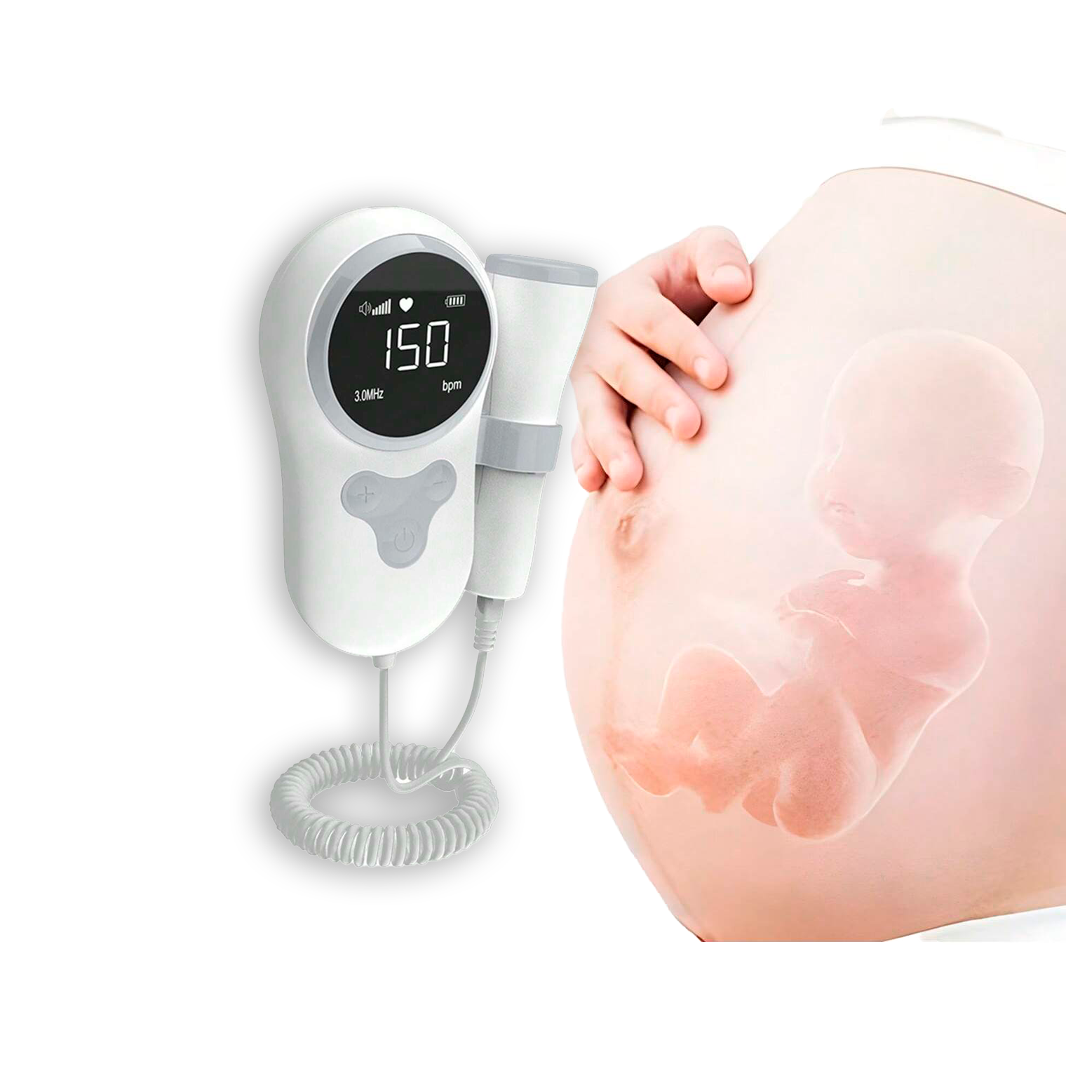 Doppler Fetal Ultrasonico Frecuencia Cardiaca Embarazo