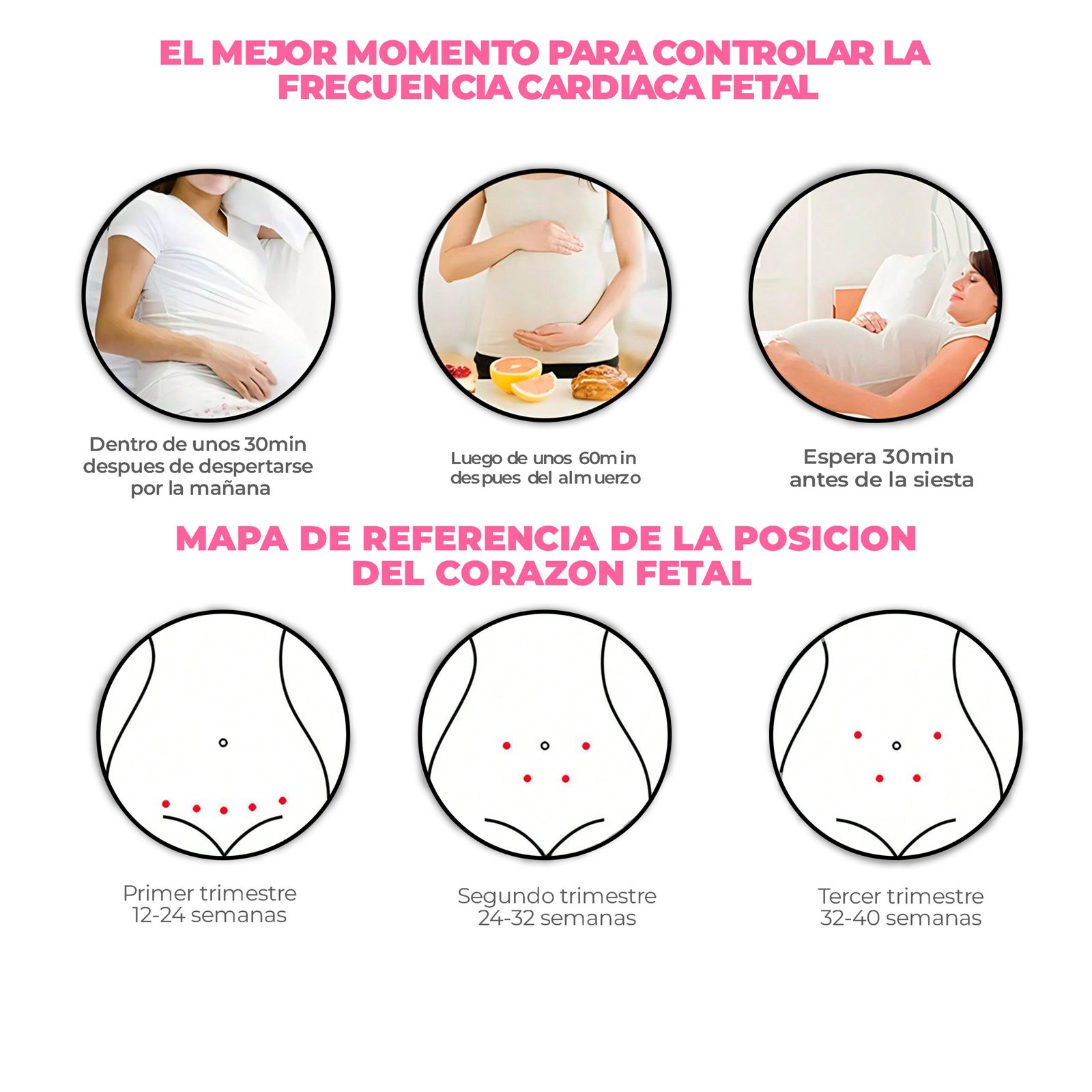 Doppler Fetal Ultrasonico Frecuencia Cardiaca Embarazo