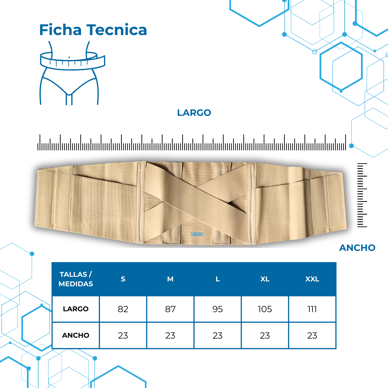 Faja Lumbar SENCILLA MEDLEDD