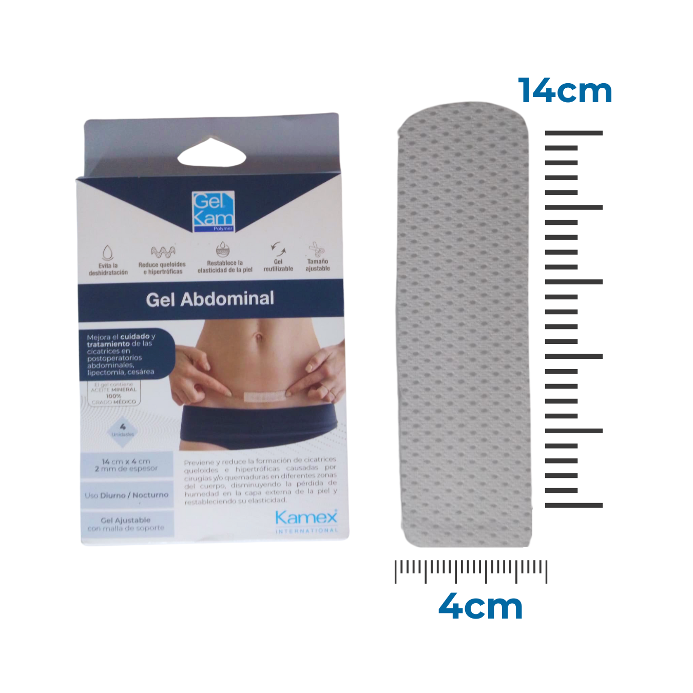 Gel Abdominal Cicatrizante KAMEX MEDLEDD