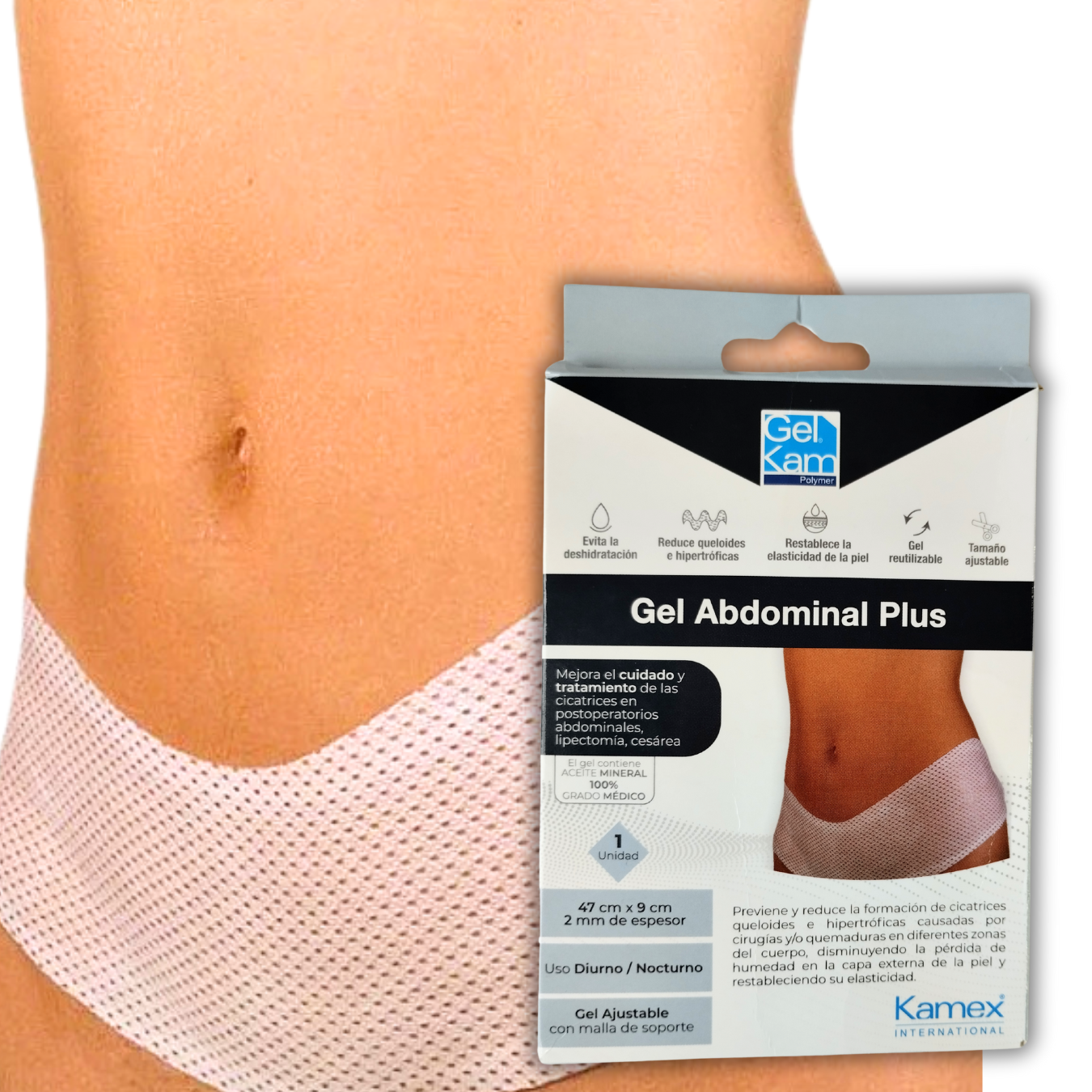 Gel Abdominal Cicatrizante KAMEX MEDLEDD