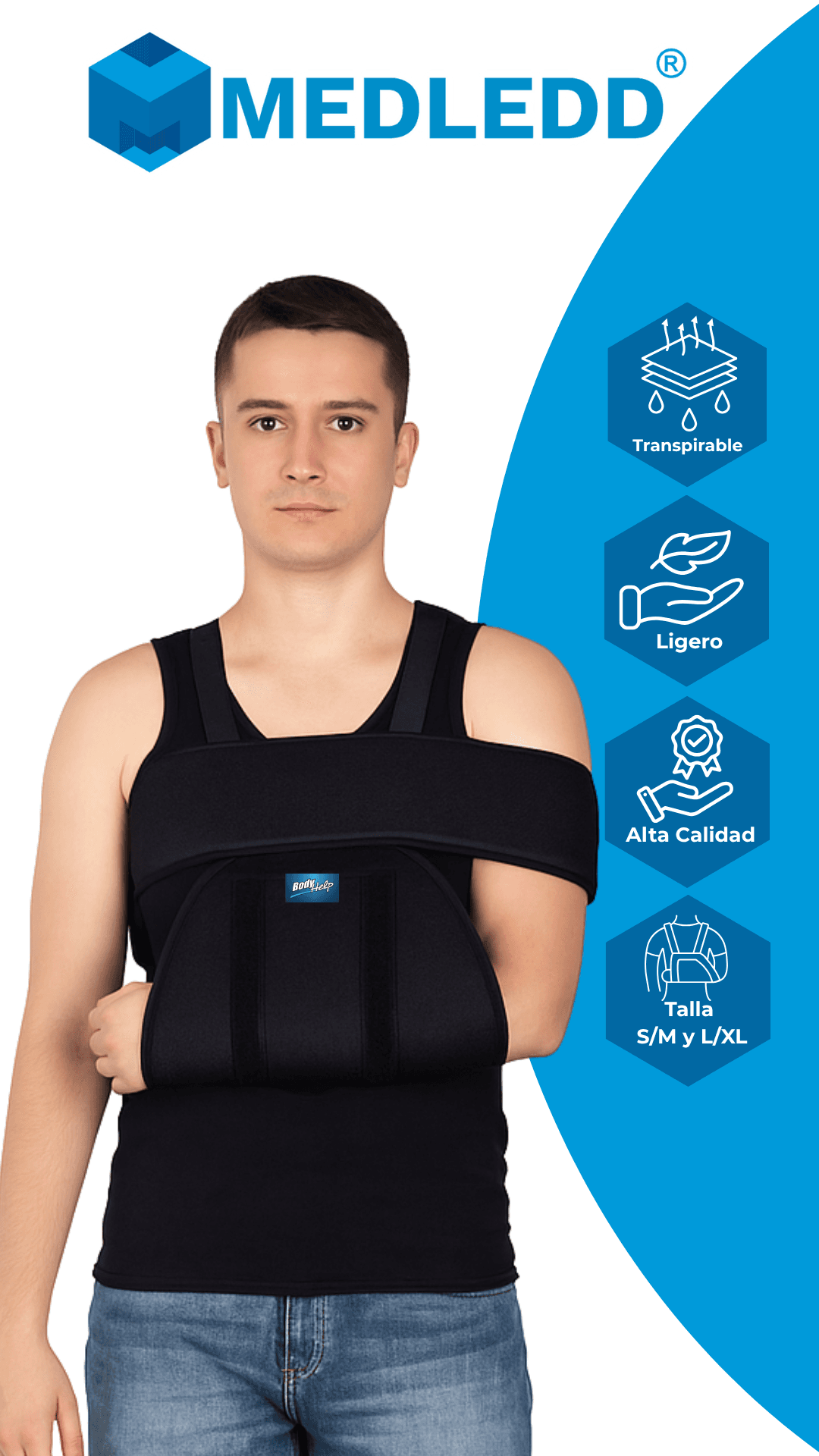 INMOVILIZADOR HOMBRO CLÍNICO; Body Help MEDLEDD