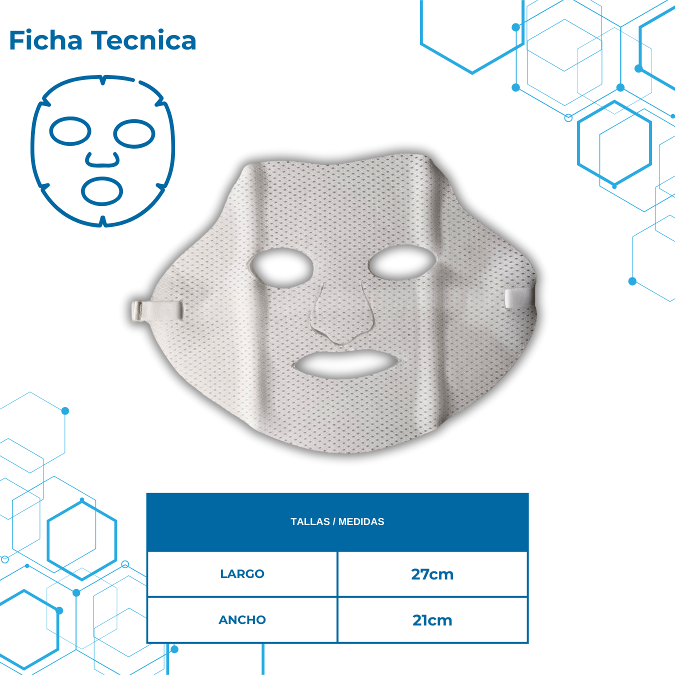 Máscara Facial en Gel Polímero MEDLEDD