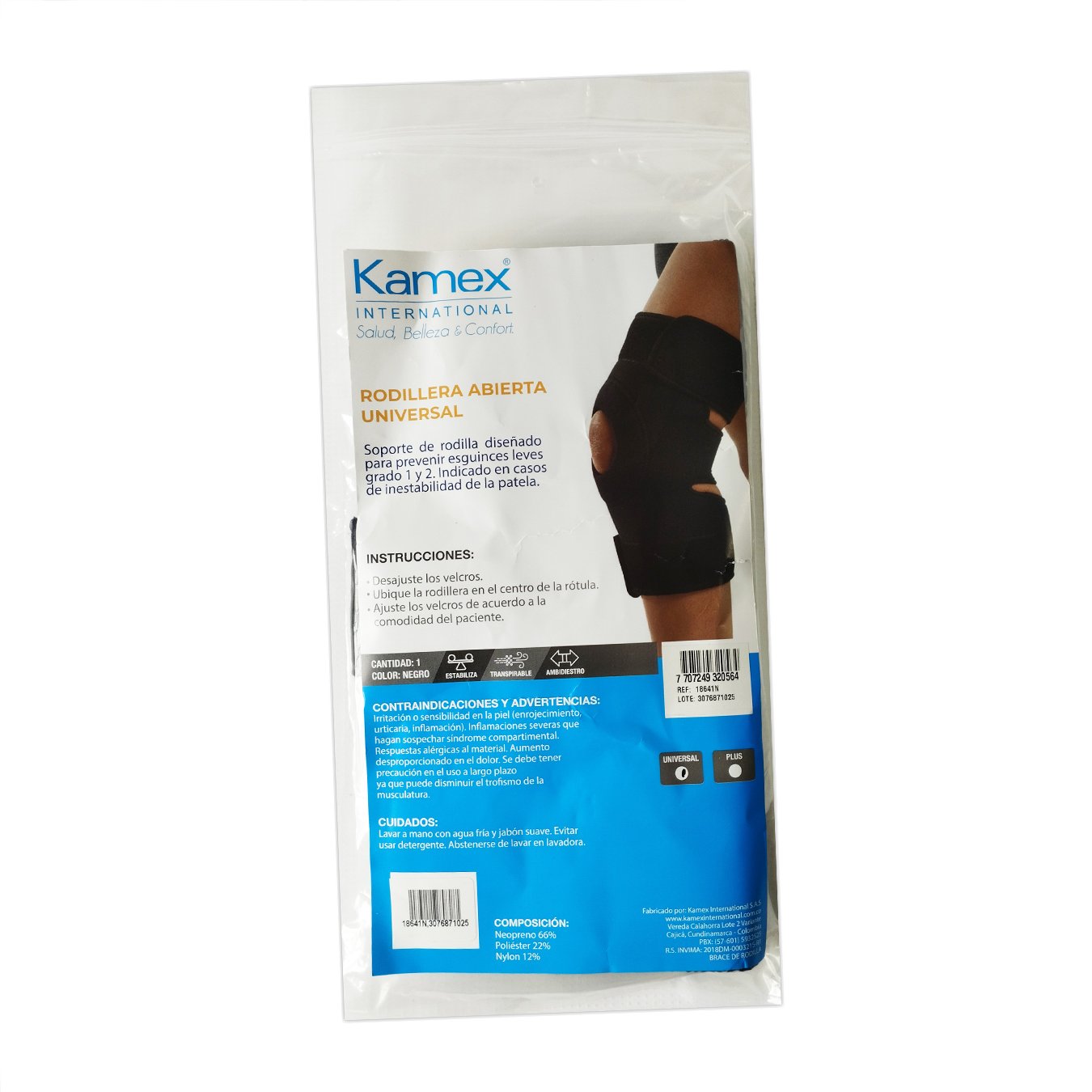 Rodillera Abierta Universal Neopren Plus MEDLEDD KAMEX